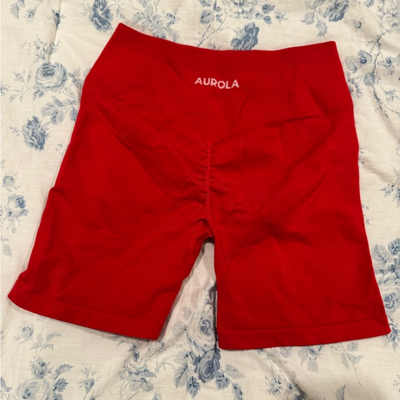 Red Women's Shorts - Picture 2 of 2